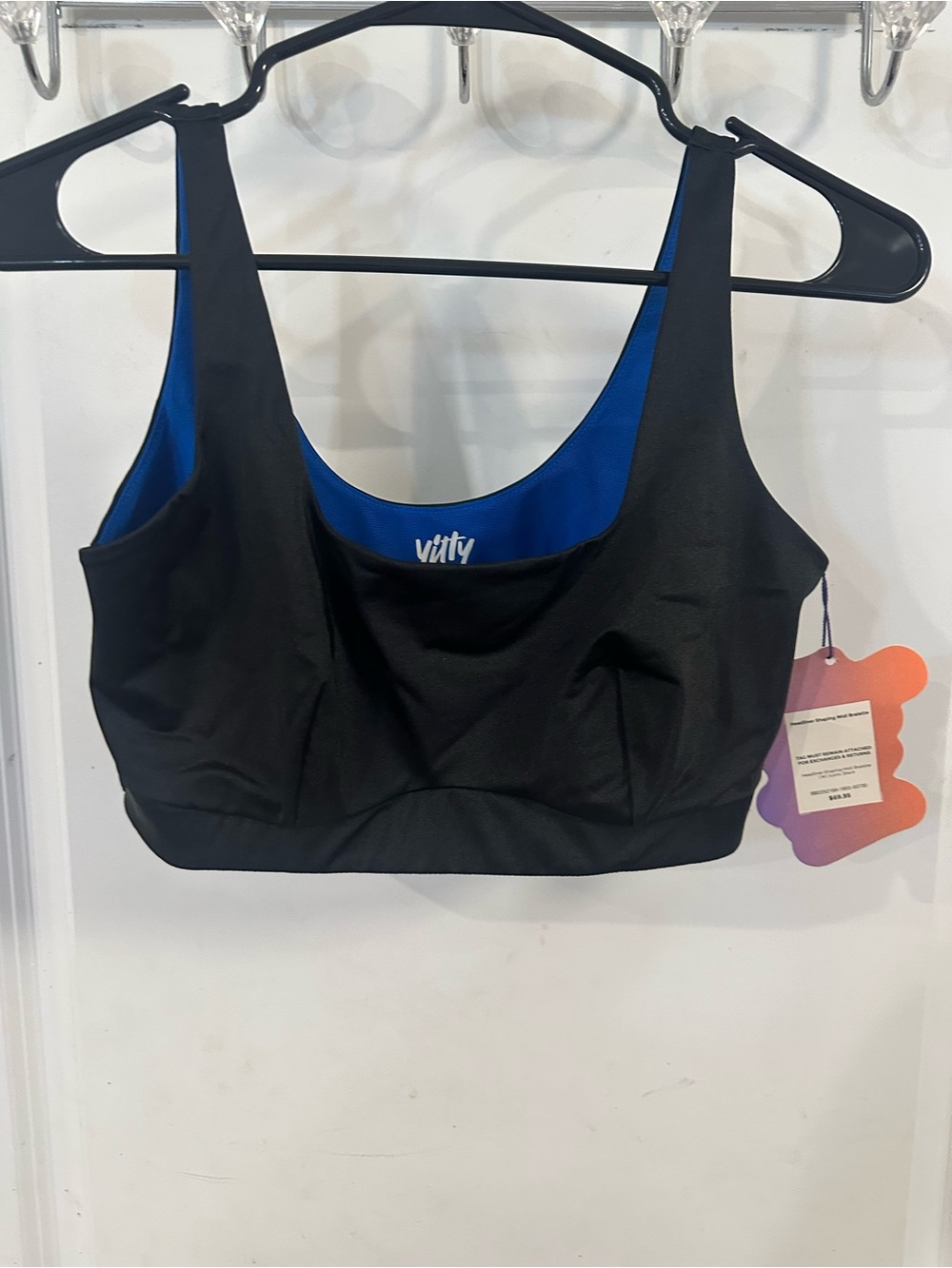Black & Blue Women’s sports bra